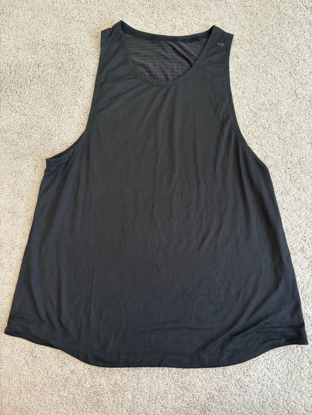 lululemon athletica Black Men’s Performance Tank Size Large, Vented